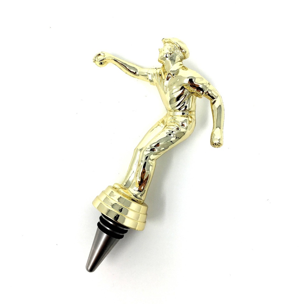 Handmade Bottle Stopper made from Repurposed Petanque Trophy